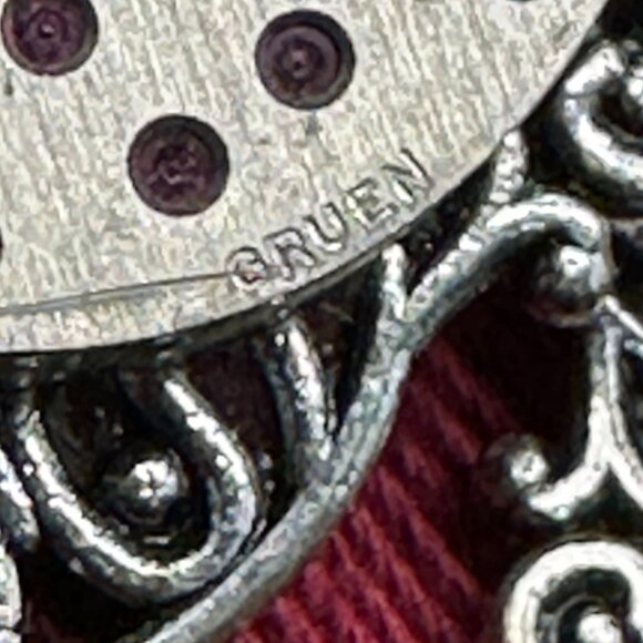 Steampunk Dangle Post Earrings Watch Gear 17 Jewels. - Picture 9 of 14